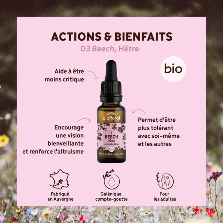Fleur de Bach Beech N°3 Bio