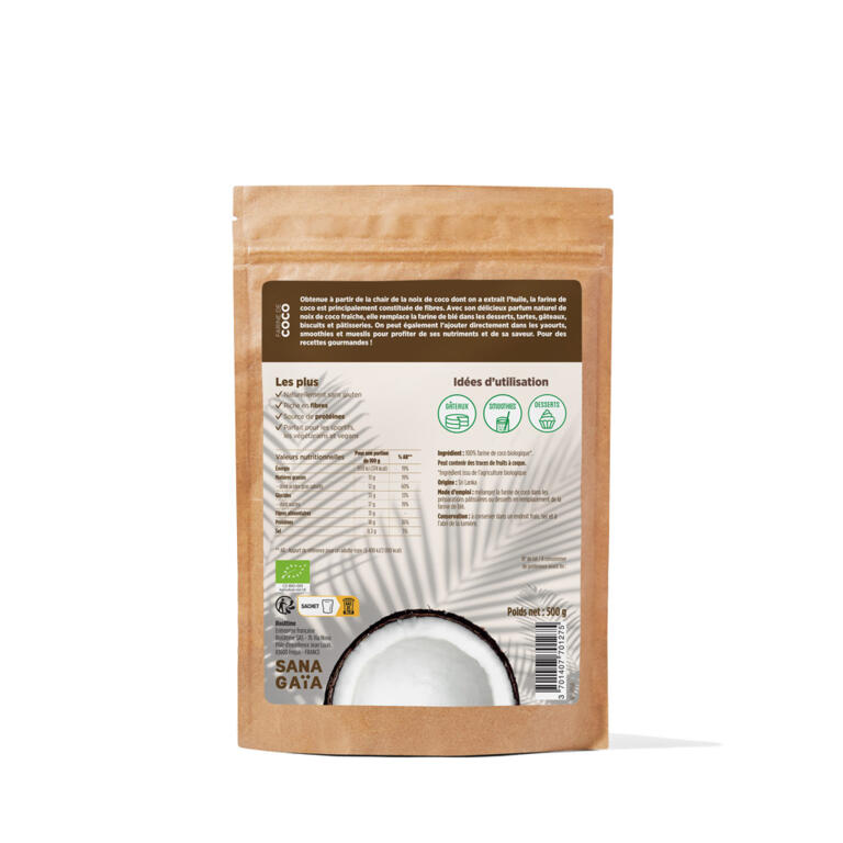 Farine de coco Bio