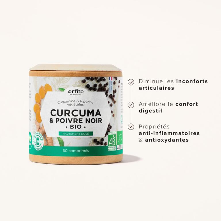Curcuma Bio & Poivre Noir Bio