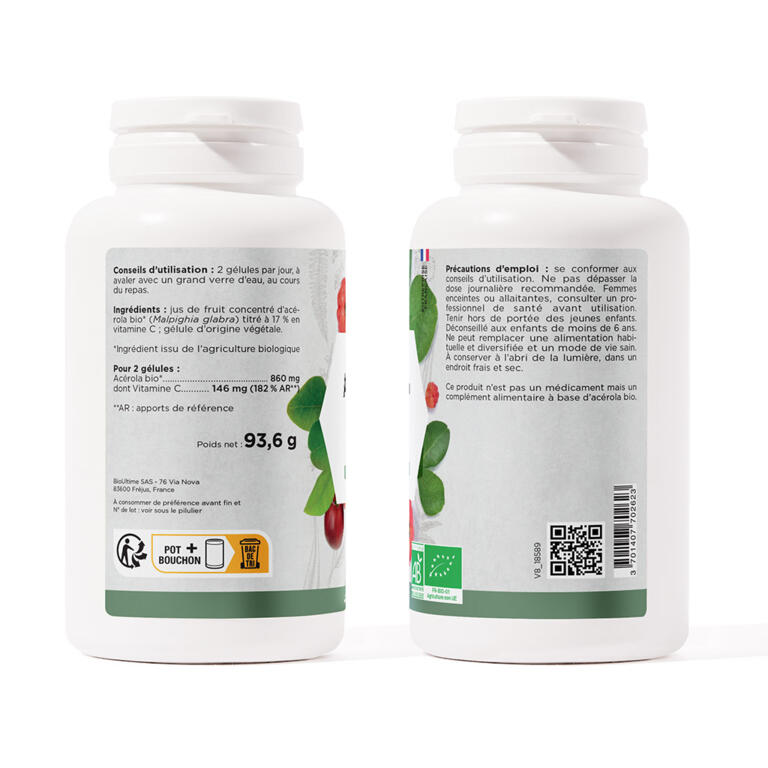 Acérola rouge Bio