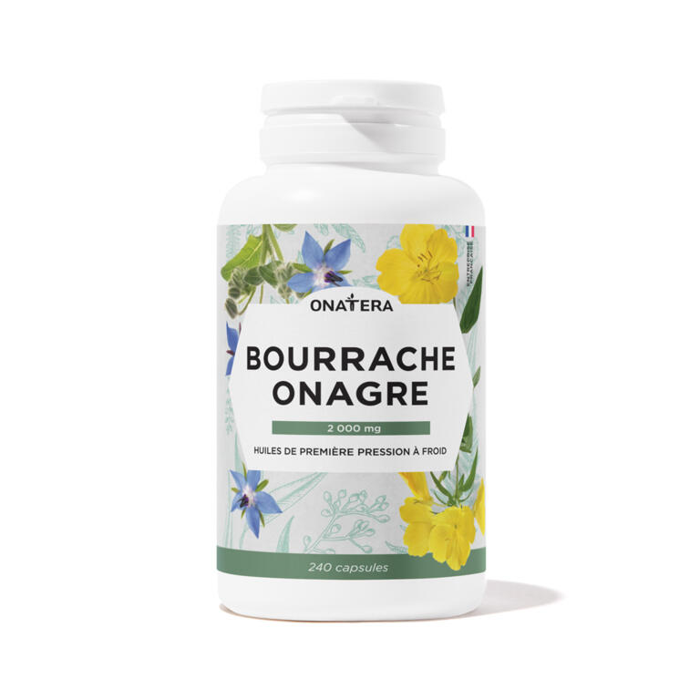 Huiles d'Onagre et Bourrache