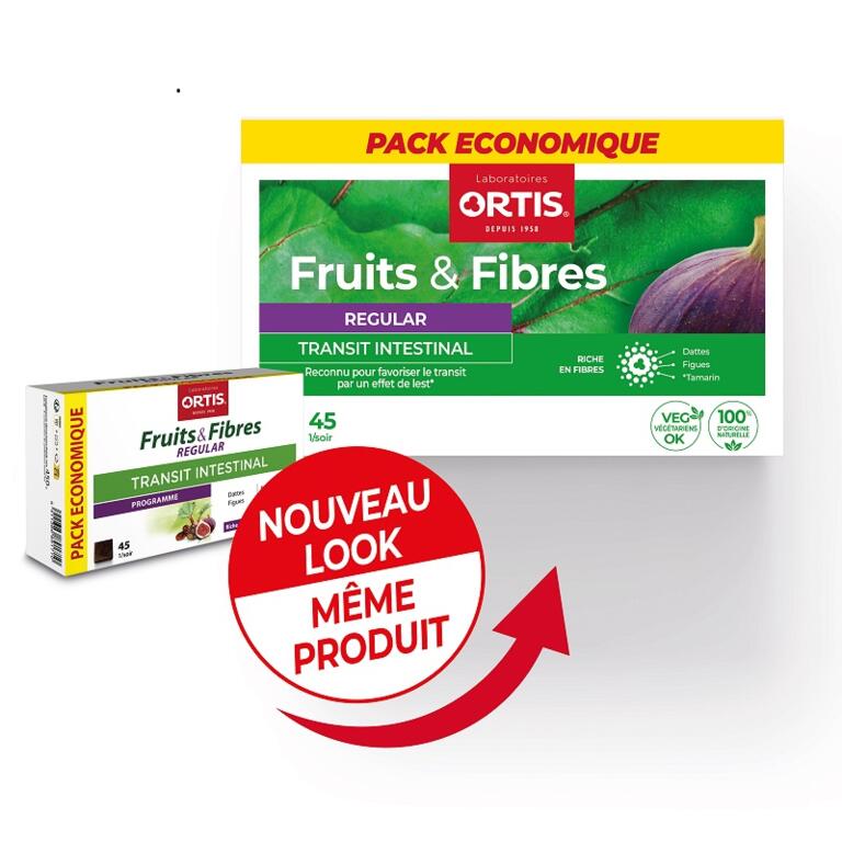 Fruits & Fibres Regular en cubes pack Economique