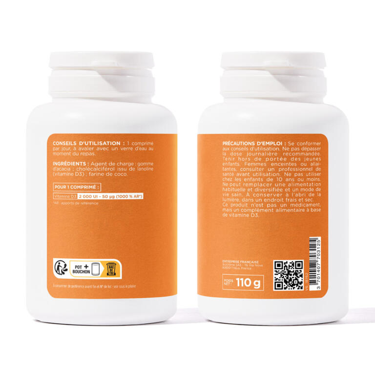 Vitamine D3 2000 UI