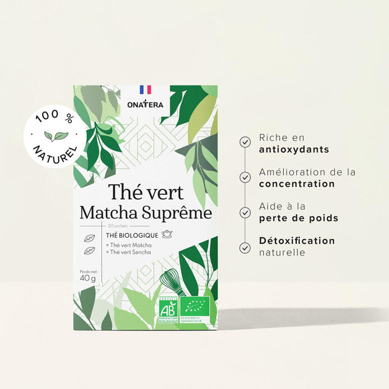 Thé vert Matcha Suprême Bio