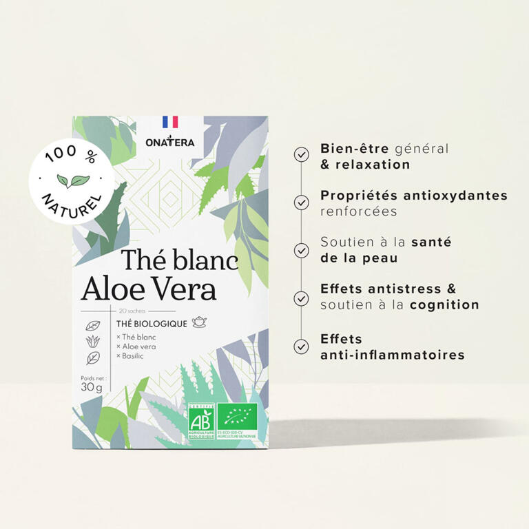 Thé blanc Aloe Vera Bio