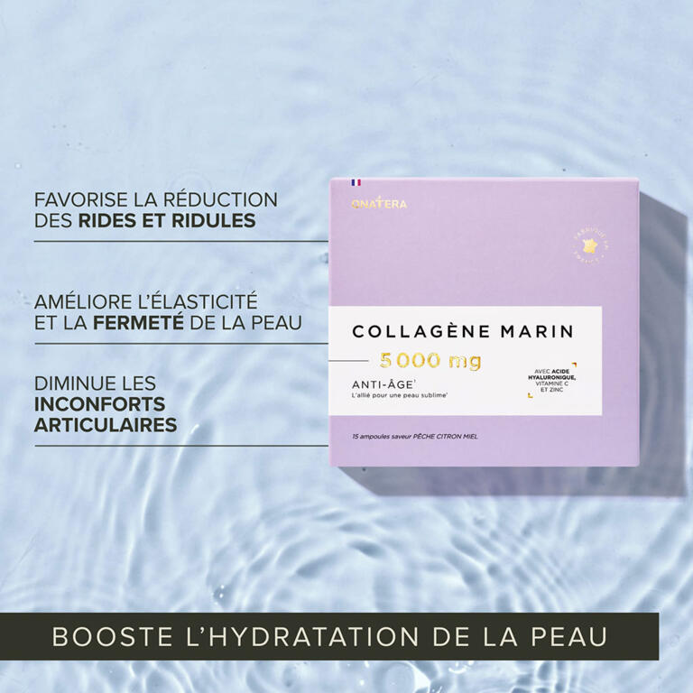 Collagène marin 5000 mg + acide hyaluronique