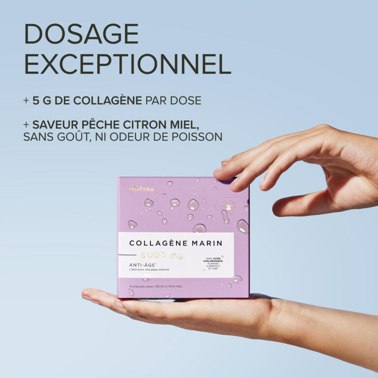 Collagène marin 5000 mg + acide hyaluronique