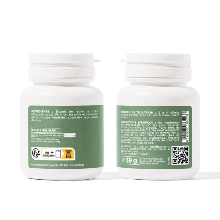Rhodiola titrée 800 mg