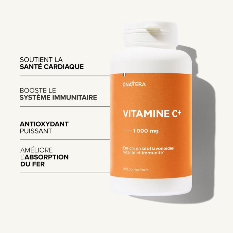 Vitamine C 1000 mg avec bioflavonoïdes