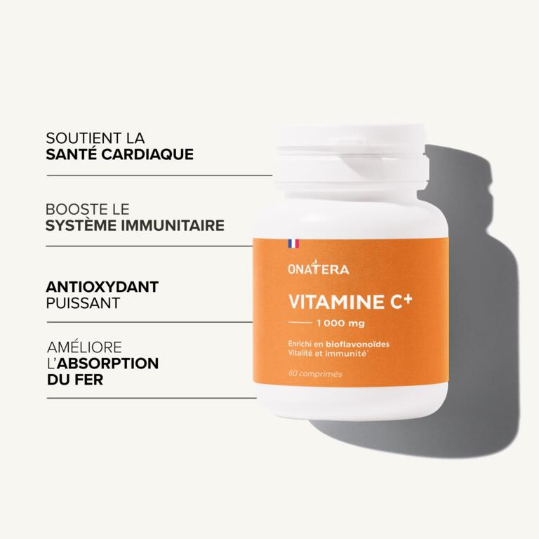 Vitamine C 1000 mg avec bioflavonoïdes