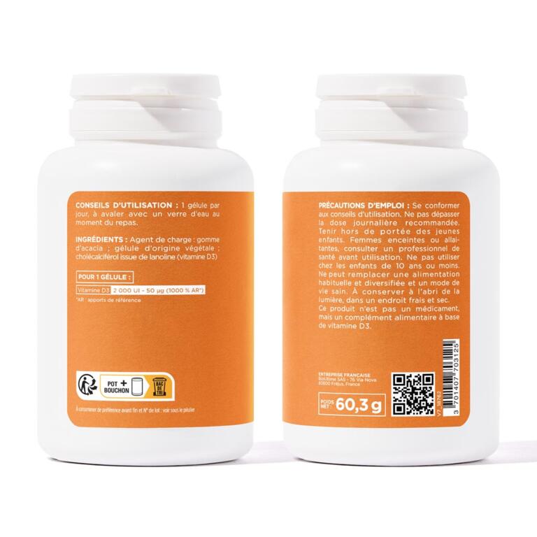 Vitamine D3 2000 UI