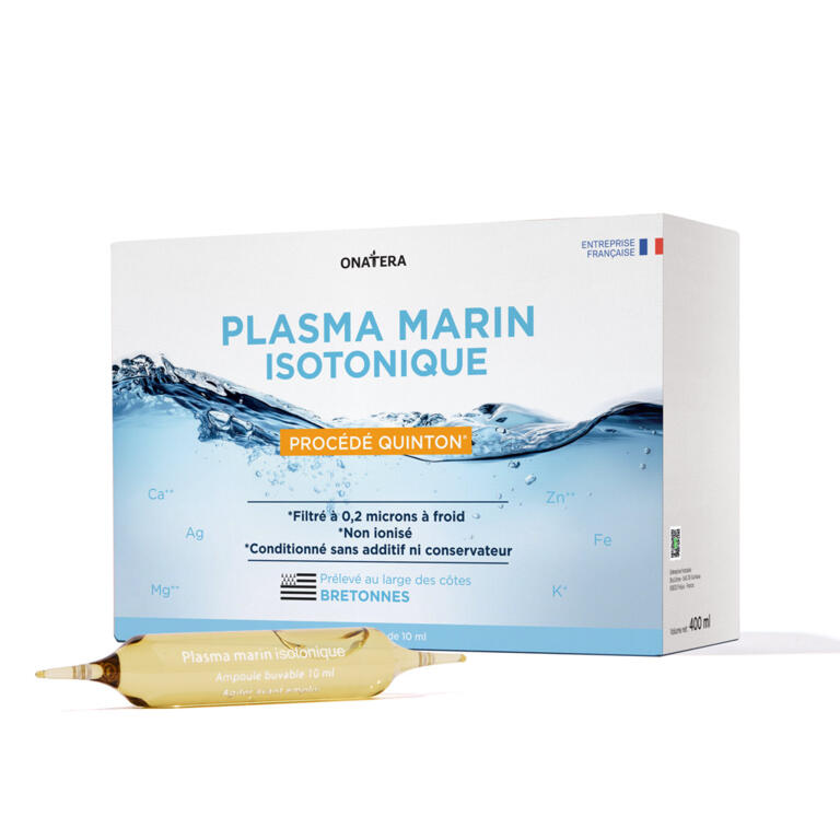 Plasma marin (eau de mer) isotonique procédé Quinton