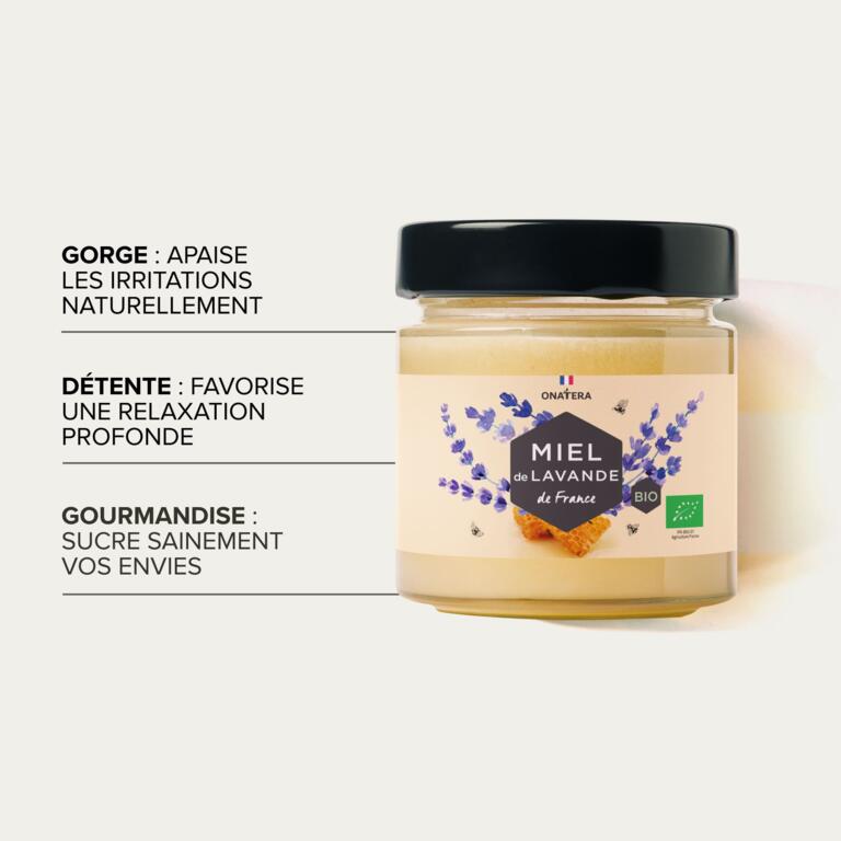 Miel de lavande biologique