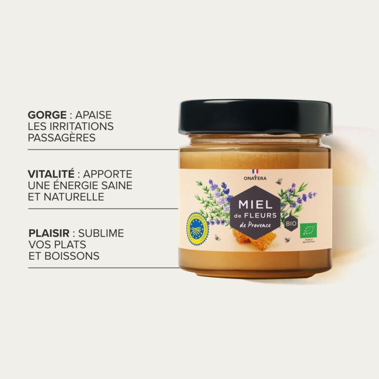 Miel de Fleurs de Provence biologique