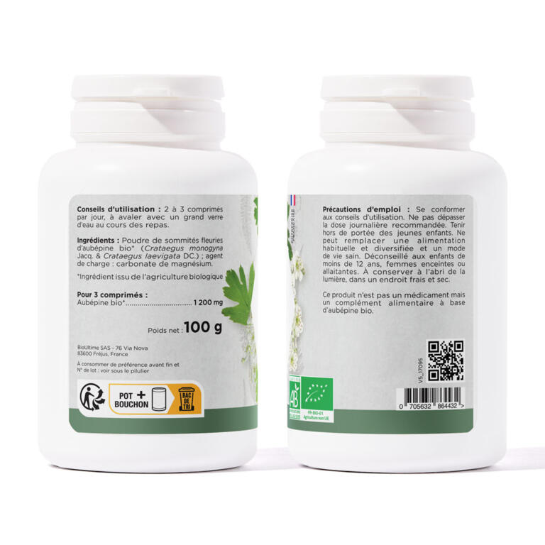 Aubépine Bio 400 mg