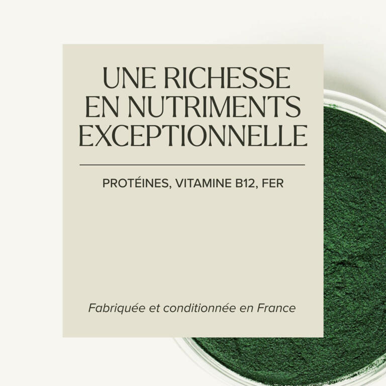 Spiruline Bio France Herboristerie - 500 Comprimés - Ecocert