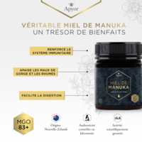 Miel de Manuka sauvage NPA 5+