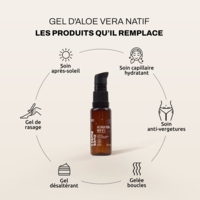 Gel d'Aloe Vera Natif 97% Bio