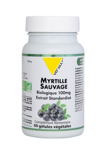 Myrtille sauvage 100 mg extrait standardisé Bio