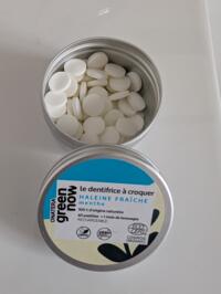 Le Dentifrice à Croquer Haleine Fraîche Menthe