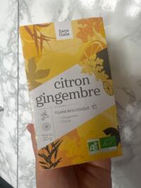 Tisane Gingembre Citron Bio